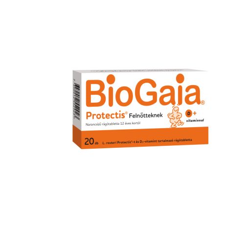 BIOGAIA PROTECTIS FELNŐTTEKNEK rágótabletta 20 db
