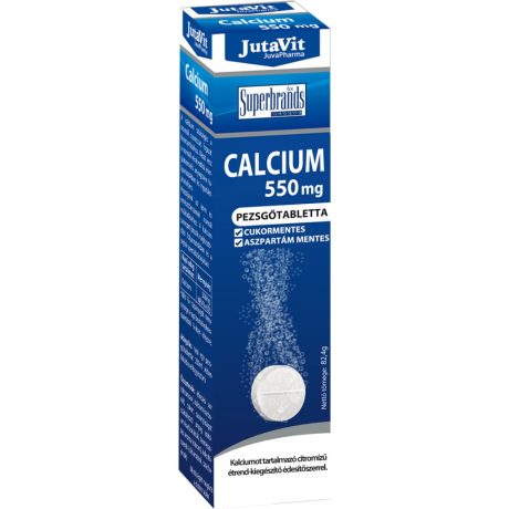 JUTAVIT CALCIUM 550MG PEZSGOTABLETTA 16 DB