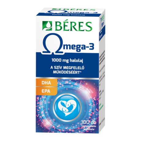 BÉRES OMEGA-3 lágyzselatin kapszula 100 db