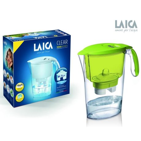 LAICA Clear Line zöld vízszűrő kancsó 1 db vízszűrőbetéttel 1 DB