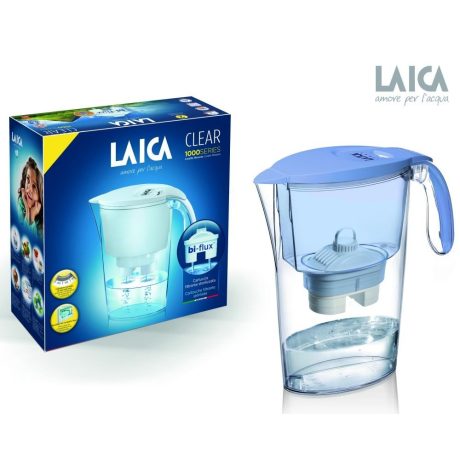 LAICA CLEAR LINE kék vízszűrő kancsó 1 db vízszűrőbetéttel 1 db