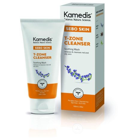 KAMEDIS SEBO SKIN arctisztító gél T-vonalra 100 ml