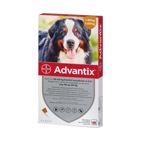 ADVANTIX spot on 6 ml 40-60kg 4x6 ml