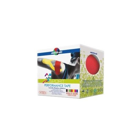 MASTER-AID Sport kineziológiai tapasz piros 5 cm x 5 m