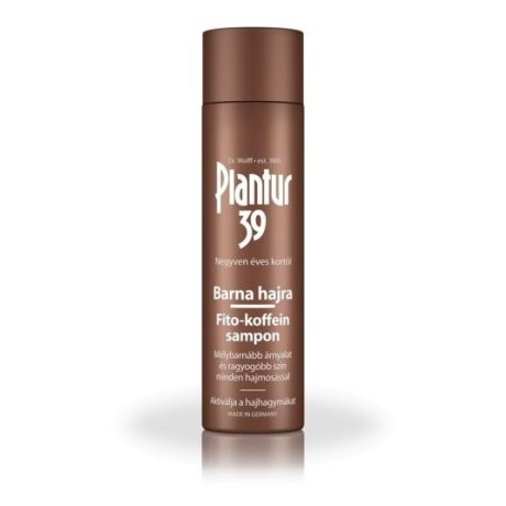PLANTUR 39 Fito-koffein sampon Barna hajra 250 ML