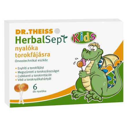 DR.THEISS HERBALSEPT nyalóka torokfájásra 6 DB