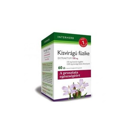 INTERHERB NAPI 1 kisvirágú füzike extraktum 150 mg kapszula 60 db