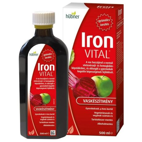 HÜBNER IRON VITAL vaskészítmény szirupl 500 ml
