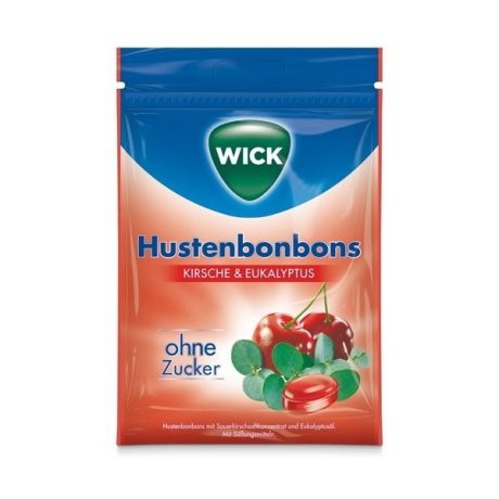 WICK EUKALIPTUSZ, CSERESZNYE torokcukorka 72g