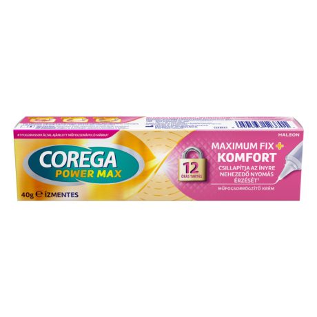 COREGA MAX KOMFORT műfogsorrögzítő krém 40 g