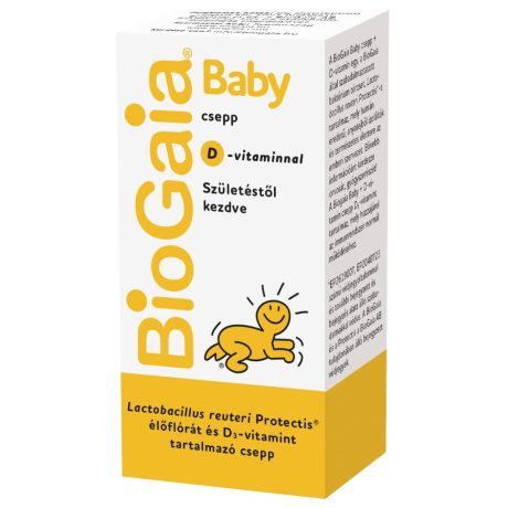 BIOGAIA BABY+D3-VITAMIN csepp 5 ml