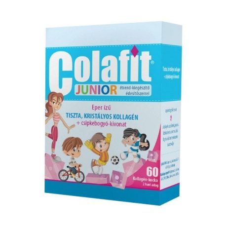 COLAFIT JUNIOR kollagén-kocka csipkebogyó-kivonattal 60 db