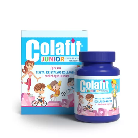 COLAFIT JUNIOR kollagén-kocka csipkebogyó-kivonattal 60 db