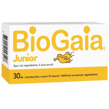 BIOGAIA JUNIOR eperízű rágótabletta 30 db