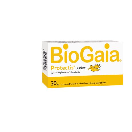 BIOGAIA JUNIOR eperízű rágótabletta 30 db