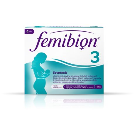 FEMIBION 3 SZOPTATÁS időszakára tabletta + kapszula 28+28 db