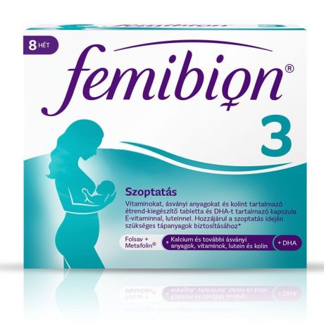 FEMIBION 3 SZOPTATÁS időszakára tabletta + kapszula 56+56 db