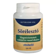 INTERHERB SÖRÉLESZTŐ tabletta magnéziummal 150db