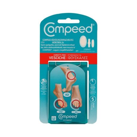 COMPEED vízhólyagtapasz vegyes méretben 5 db