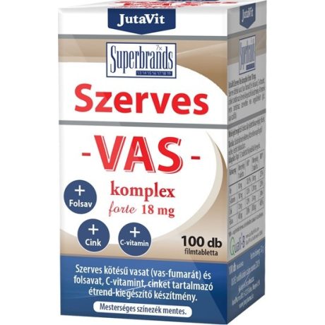 JUTAVIT SZERVES VAS-KOMPLEX FORTE 18 mg filmtabletta 100 db