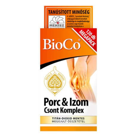 BIOCO PORC-IZOM CSONT komplex étrendkiegészítő tabletta 120db