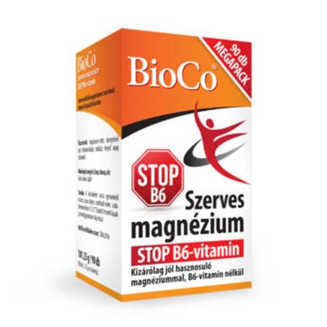 BioCo szerves magnézium Stop B6 tabletta 90 db