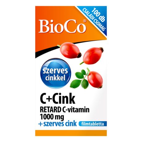 BIOCO C+CINK RETARD 1000 mg tabletta 100 db