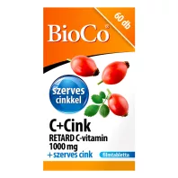 BIOCO C+CINK RETARD 1000 mg tabletta 60 db