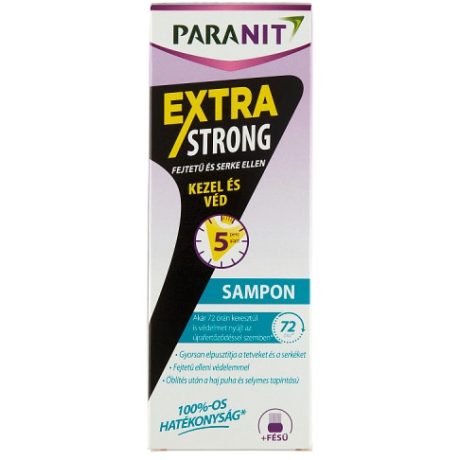 PARANIT EXTRA STRONG sampon 200 ml + fésű