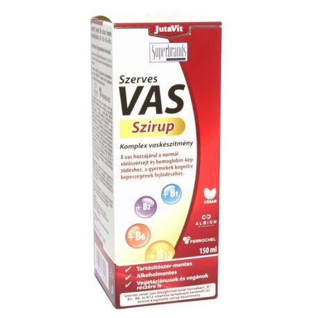 Jutavit szerves vas szirup 150 ml