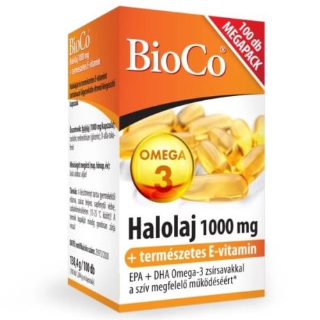 BIOCO HALOLAJ 1000 mg E-vitamin 100 db