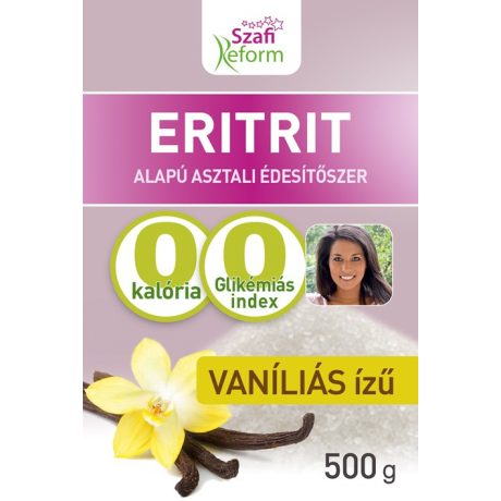 SZAFI REFORM VANÍLIÁS ÍZŰ ERITRIT (ERITRITOL) 500 G