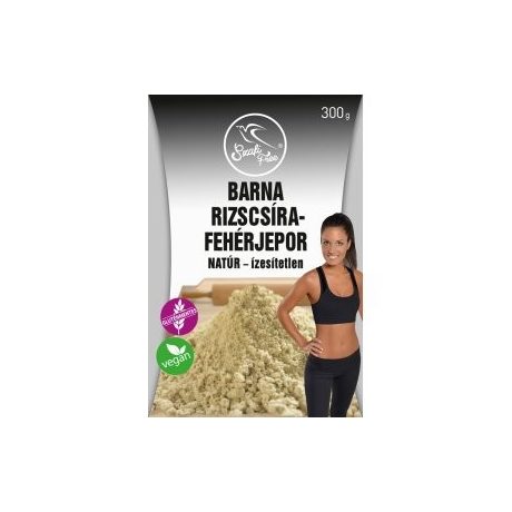 SZAFI FREE BARNA RIZSCSÍRA-FEHÉRJEPOR NATÚR- ÍZESÍTETLEN (GLUTÉNMENTES, VEGÁN) 300 G