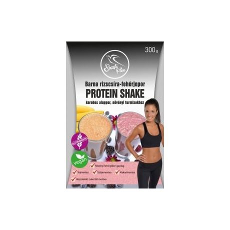 SZAFI FREE barna rizscsíra-fehérjepor protein shake 300 g