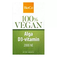 BIOCO 100% VEGAN Alga+D3 vitamin 2000NE 60 db