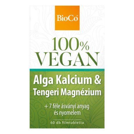 BIOCO 100% VEGAN Alga Kalcium & Tengeri magnézium + 7 féle ásványi anyag és nyomelem 60 db