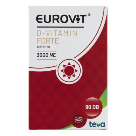 EUROVIT D-VITAMIN 3000NE Forte tabletta 90 db