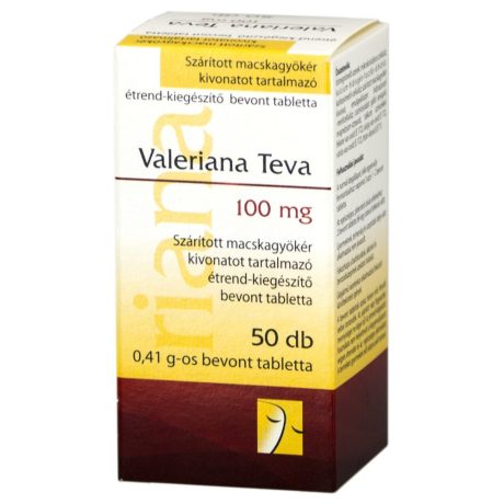 VALERIANA TEVA 100 mg bevont tabletta 50 DB