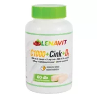   LENAVIT C-vitamin 1000 mg + Cink + D3 2000 NE + 100 mg csipkebogyó 60 db