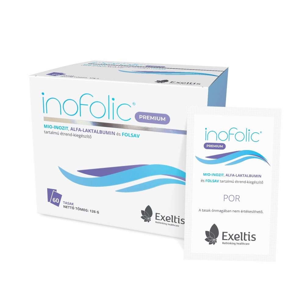 INOFOLIC PRÉMIUM mioinozit, alfalaktalbumin és folsav tart