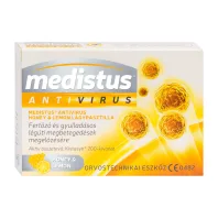 MEDISTUS ANTIVÍRUS pasztilla méz-citrom ízű 10 db