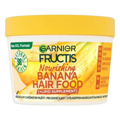 GARNIER Fructis Hair food hajmaszk banana száraz hajra 400 ml