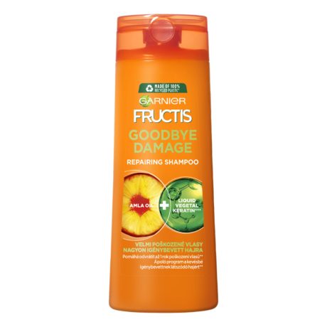 GARNIER Fructis Sampon Goodbye Damage, nagyon igénybevett hajra 400 ml
