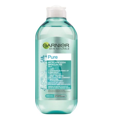 Garnier Skin Micellás víz 400ml pure problémás bőrre 3in1
