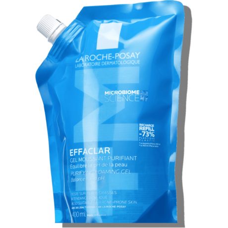 LA ROCHE-POSAY EFFACLAR habzó arctisztító gél érzékeny bőrre, utántöltő 400 ml