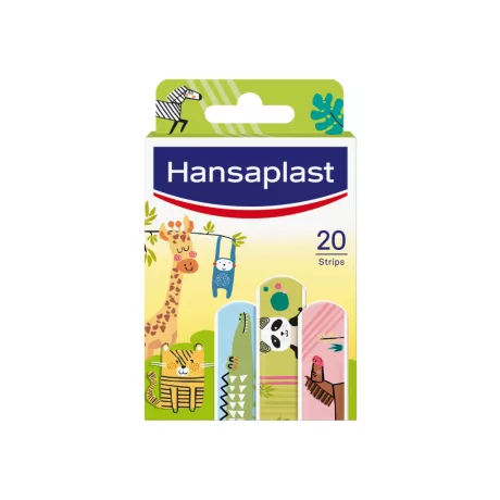 HANSAPLAST KIDS sebtapasz állatfigurás 20 db