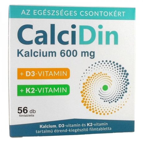 CALCIDIN kalcium+D3+K2 filmtabletta 56 db