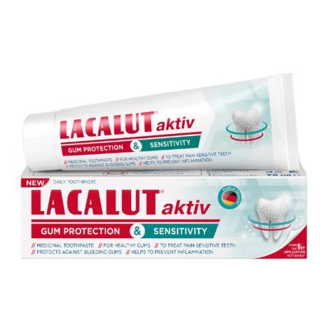 LACALUT AKTIV GUM PROTECTION&SENSITIVITY fogkrém 75 ml