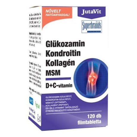 JUTAVIT GLÜKOZAMIN KONDROITIN KOLLAGÉN MSM filmtabletta 120 db