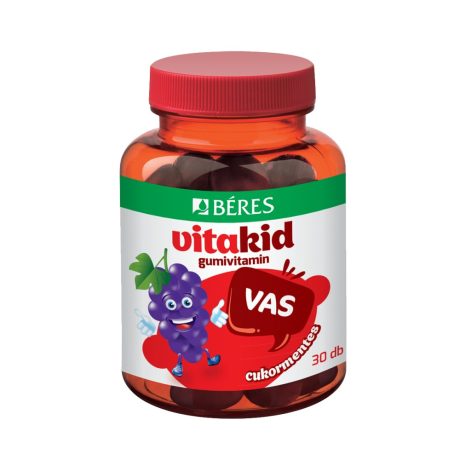 BÉRES VITAKID Vas gumivitamin tabletta 30 db